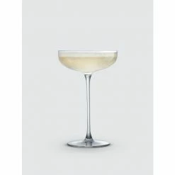 NUDE Glass Savage Coupe Glasses Set Of 2 Barware