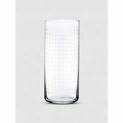 NUDE Glass Finesse Grid High Ball Glasses, Set Of 4 Drinkware