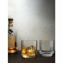 NUDE Glass Big Top Whisky Double Old Fashioned Glasses, Set Of 4 Drinkware -Adesso Shop unnamed file 1045