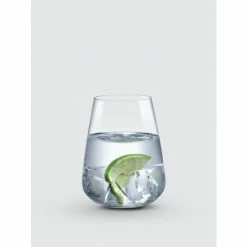 NUDE Glass Stem Zero Water Glasses Set Of 2 Barware