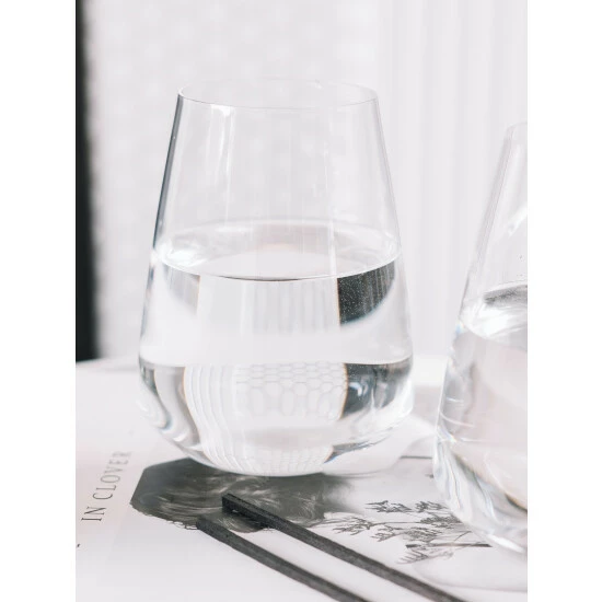 NUDE Glass Stem Zero Water Glasses Set Of 2 Barware 2 NUDE Glass Stem Zero Water Glasses Set Of 2 Barware - Image 2