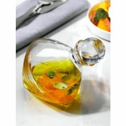 NUDE Glass Olea Oil And Vinegar Bottle Barware -Adesso Shop unnamed file 1065