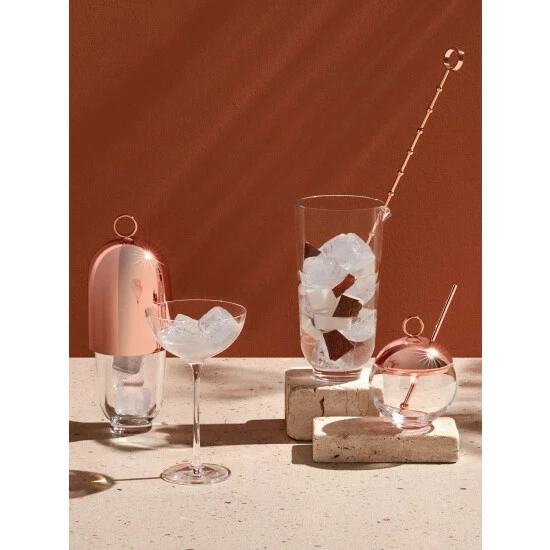 NUDE Glass Hepburn Mixing Glass With Metal Stirrer Tools & Accessories 3 NUDE Glass Hepburn Mixing Glass With Metal Stirrer Tools & Accessories - Image 3