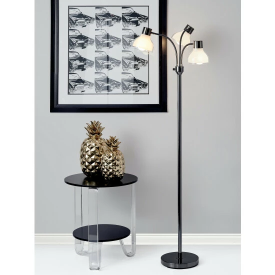 Adesso Presley 3-Arm Floor Lamp Lighting & Mirrors 4 Adesso Presley 3-Arm Floor Lamp Lighting & Mirrors - Image 4