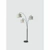 Adesso Bowery 3-Arm Arc Lamp Lighting & Mirrors