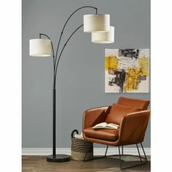 Adesso Bowery 3-Arm Arc Lamp Lighting & Mirrors -Adesso Shop unnamed file 162
