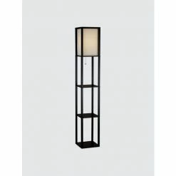Adesso Wright Shelf Floor Lamp Lighting & Mirrors