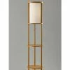 Adesso Stewart Round Shelf Floor Lamp Lighting & Mirrors
