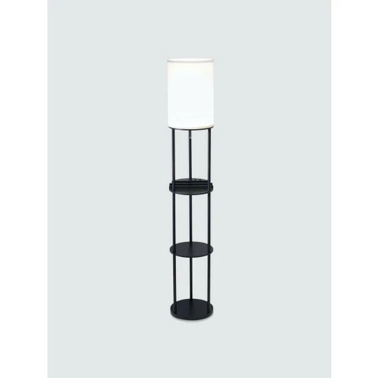 Adesso Charging Station Shelf Floor Lamp Lighting & Mirrors 1 Adesso Charging Station Shelf Floor Lamp Lighting & Mirrors