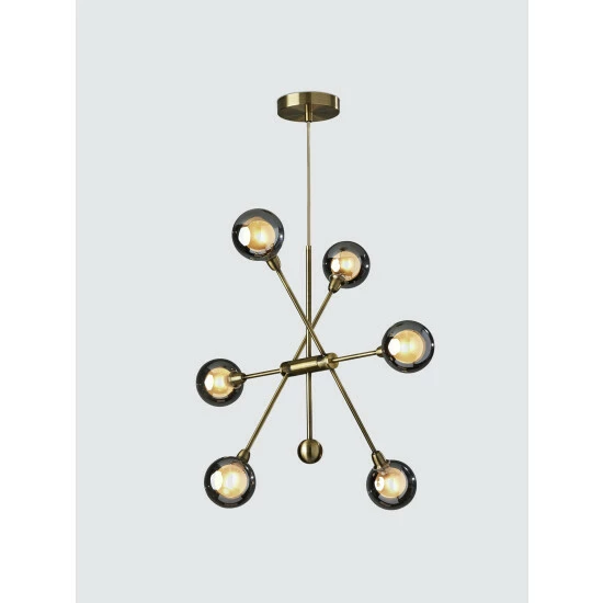 Adesso Starling LED 6-Light Chandelier Lighting & Mirrors 1 Adesso Starling LED 6-Light Chandelier Lighting & Mirrors