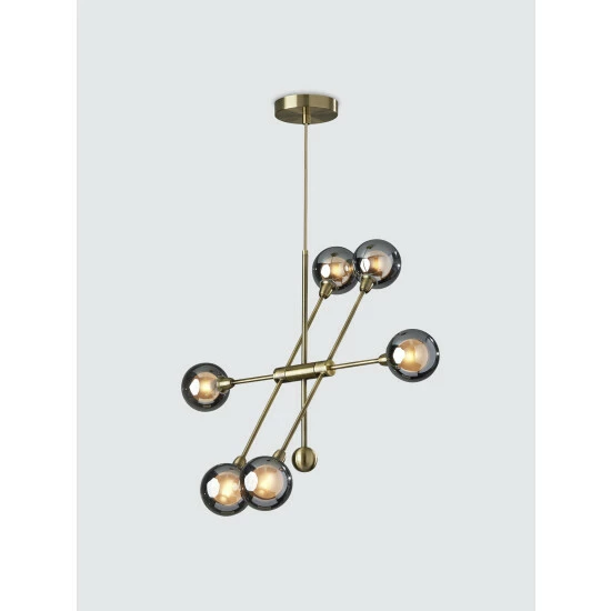 Adesso Starling LED 6-Light Chandelier Lighting & Mirrors 2 Adesso Starling LED 6-Light Chandelier Lighting & Mirrors - Image 2