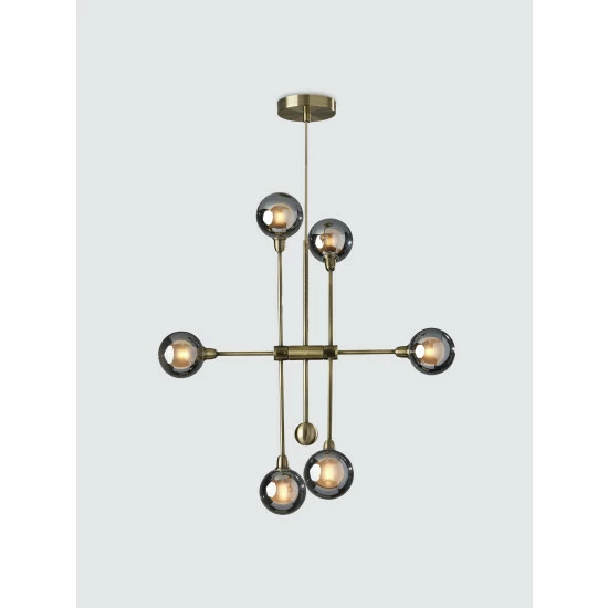 Adesso Starling LED 6-Light Chandelier Lighting & Mirrors 3 Adesso Starling LED 6-Light Chandelier Lighting & Mirrors - Image 3