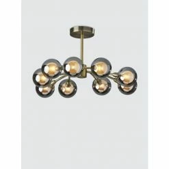 Adesso Starling LED Flush Mount Chandelier Lighting & Mirrors