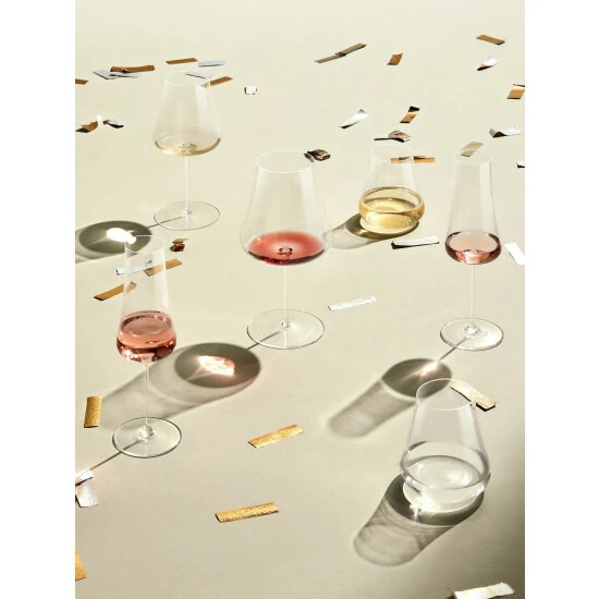 NUDE Glass Stem Zero Volcano Glasses, Set Of 2 Drinkware 3 NUDE Glass Stem Zero Volcano Glasses, Set Of 2 Drinkware - Image 3