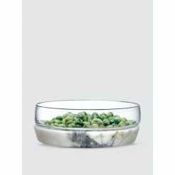 NUDE Glass Chill Bowl With Marble Base Drinkware