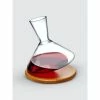NUDE Glass Balance Wine Decanter With Wooden Base Drinkware