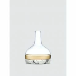 NUDE Glass Chill Carafe With Marble Base Drinkware