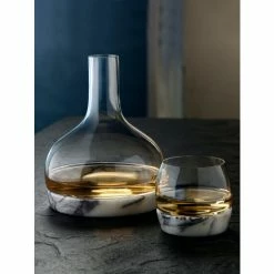 NUDE Glass Chill Carafe With Marble Base Drinkware -Adesso Shop unnamed file 819
