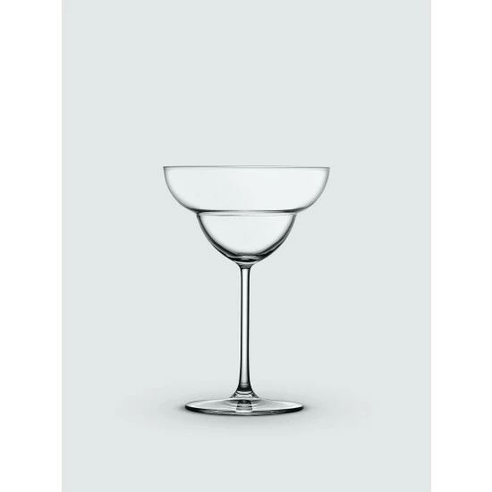 NUDE Glass Vintage Margarita Glasses Set Of 2 Barware 2 NUDE Glass Vintage Margarita Glasses Set Of 2 Barware - Image 2