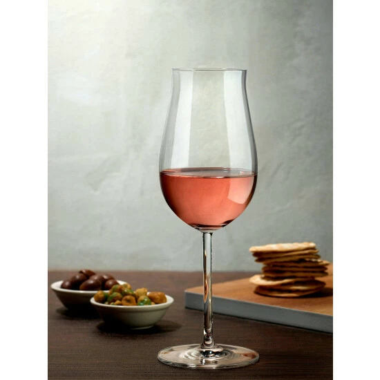 NUDE Glass Vintage Rose Wine Glasses Set Of 2 Barware 3 NUDE Glass Vintage Rose Wine Glasses Set Of 2 Barware - Image 3