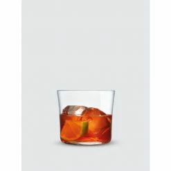 NUDE Glass Savage Low Ball Glasses Set Of 4 Barware