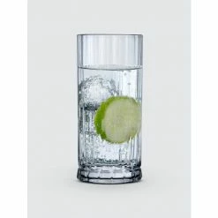 Adesso Shop 9 NUDE Glass Wayne High Ball Glasses Set Of 4 Barware