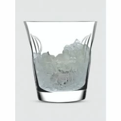NUDE Glass Glacier Ice Bucket Barware