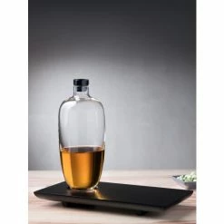 NUDE Glass Malt Whisky Bottle With Wooden Tray Barware -Adesso Shop unnamed file 916