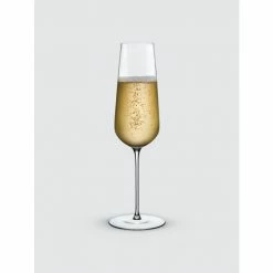 NUDE Glass Stem Zero Flute Champagne Glass Barware